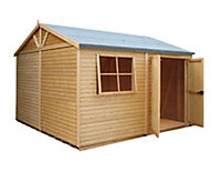 Shire Mammoth 10x10 ft Apex Wooden Workshop - Assembly service included