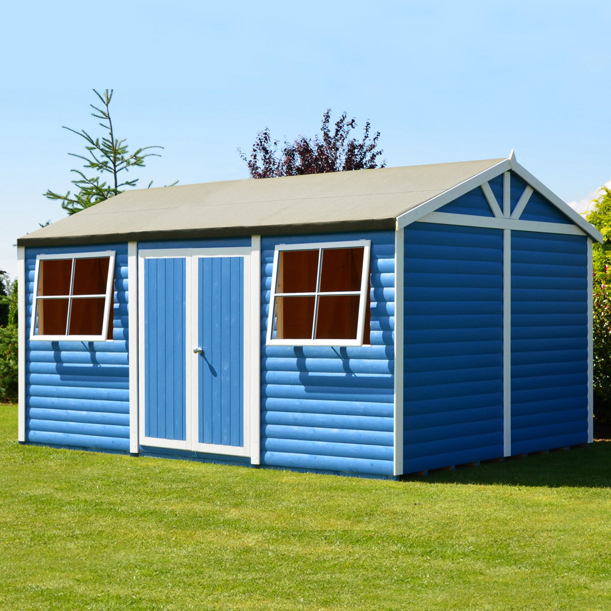 Shire Mammoth 10x15 ft Apex Wooden Workshop