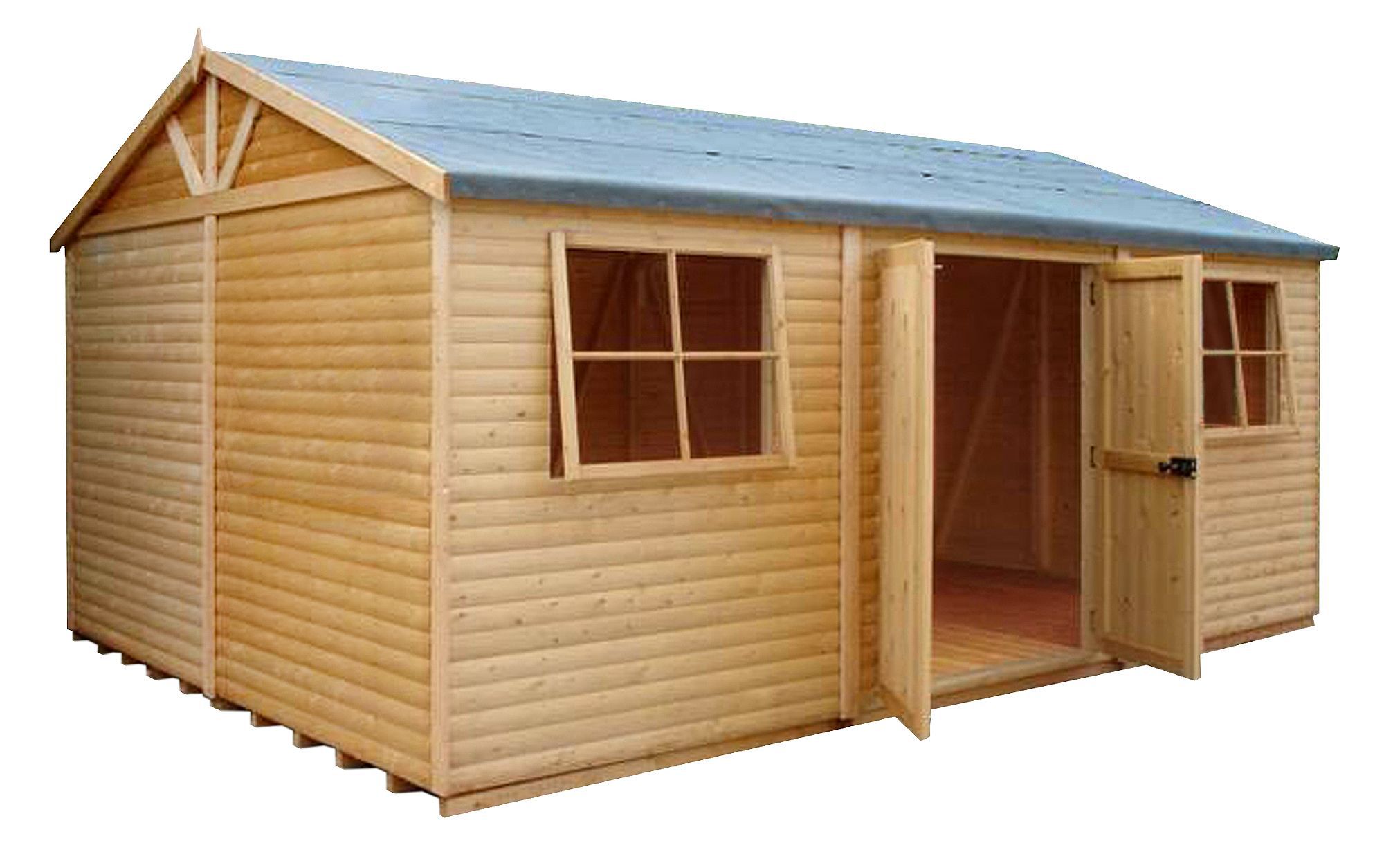 Shire Mammoth 10x15 ft Apex Wooden Workshop