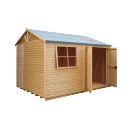 Shire Mammoth 10x7 Apex Wooden Workshop - Assembly service included