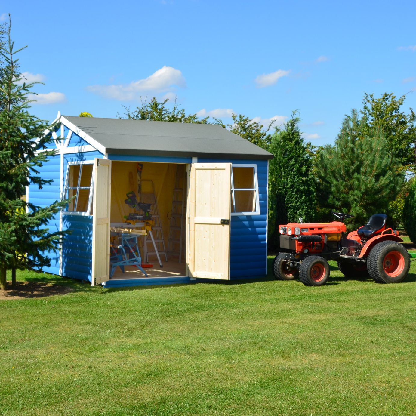 Shire Mammoth 12x12 ft & 1 window Apex Wooden Workshop