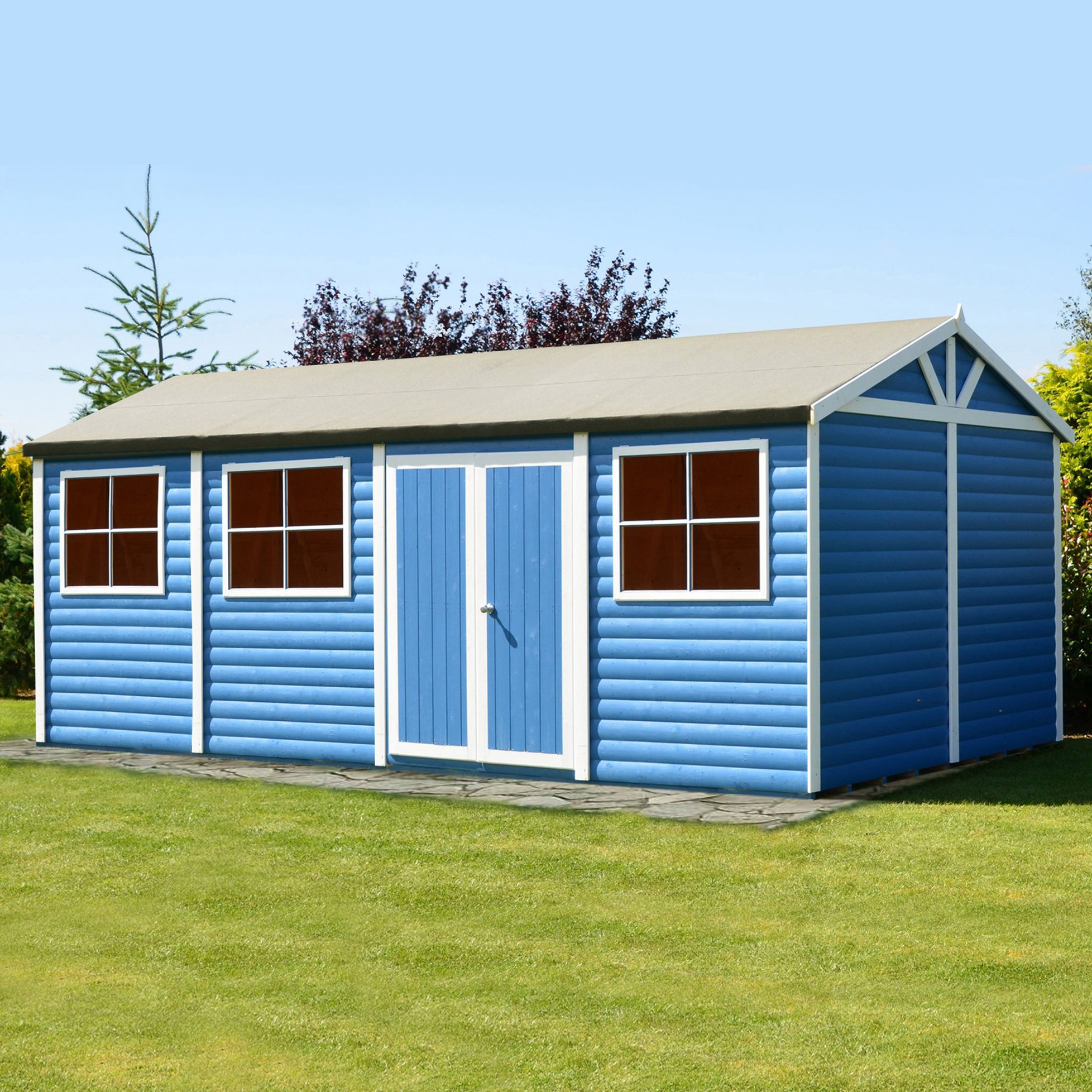 Shire Mammoth Apex Wooden Workshop - Assembly service included