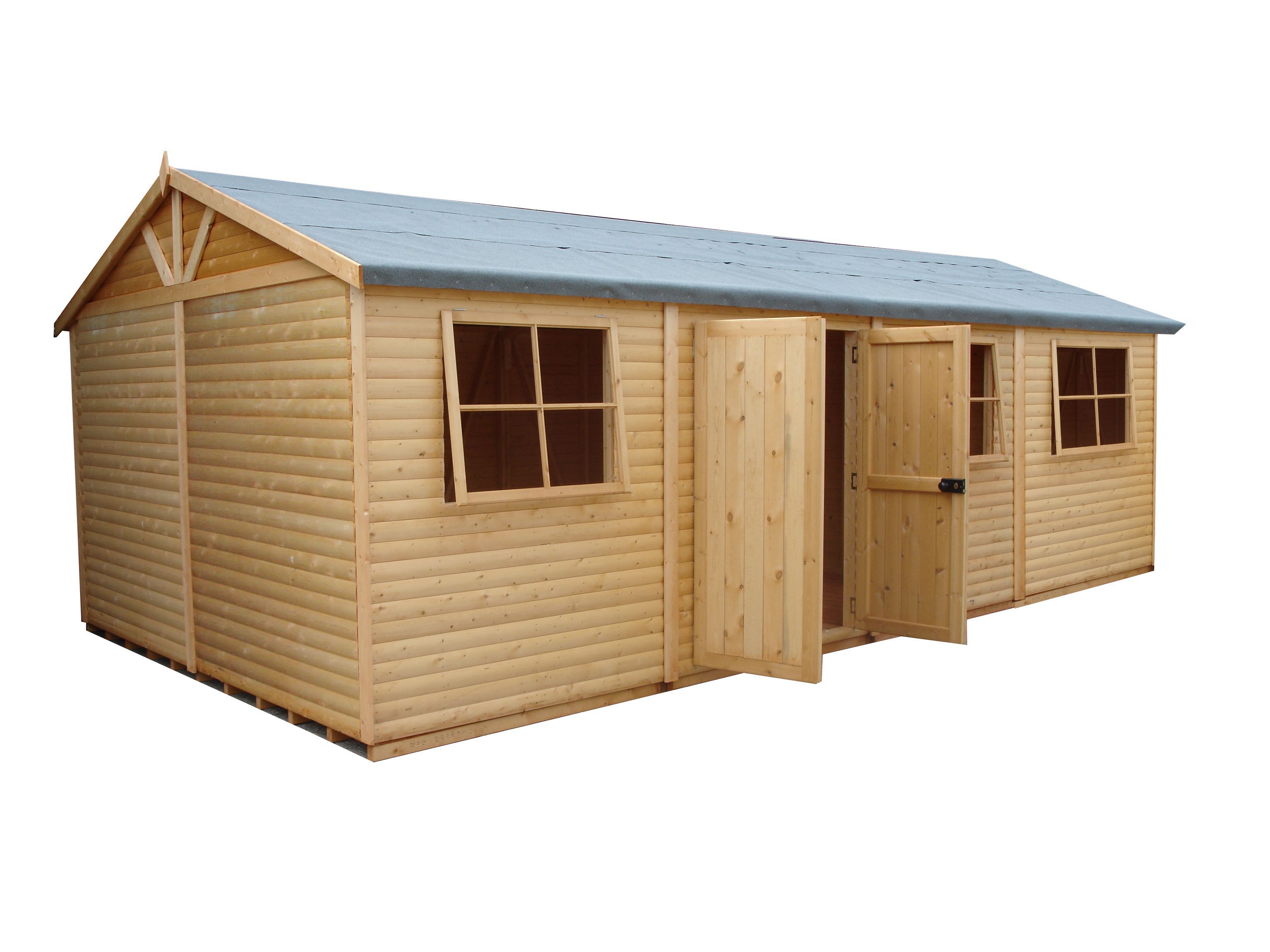Shire Mammoth Apex Wooden Workshop - Assembly service included