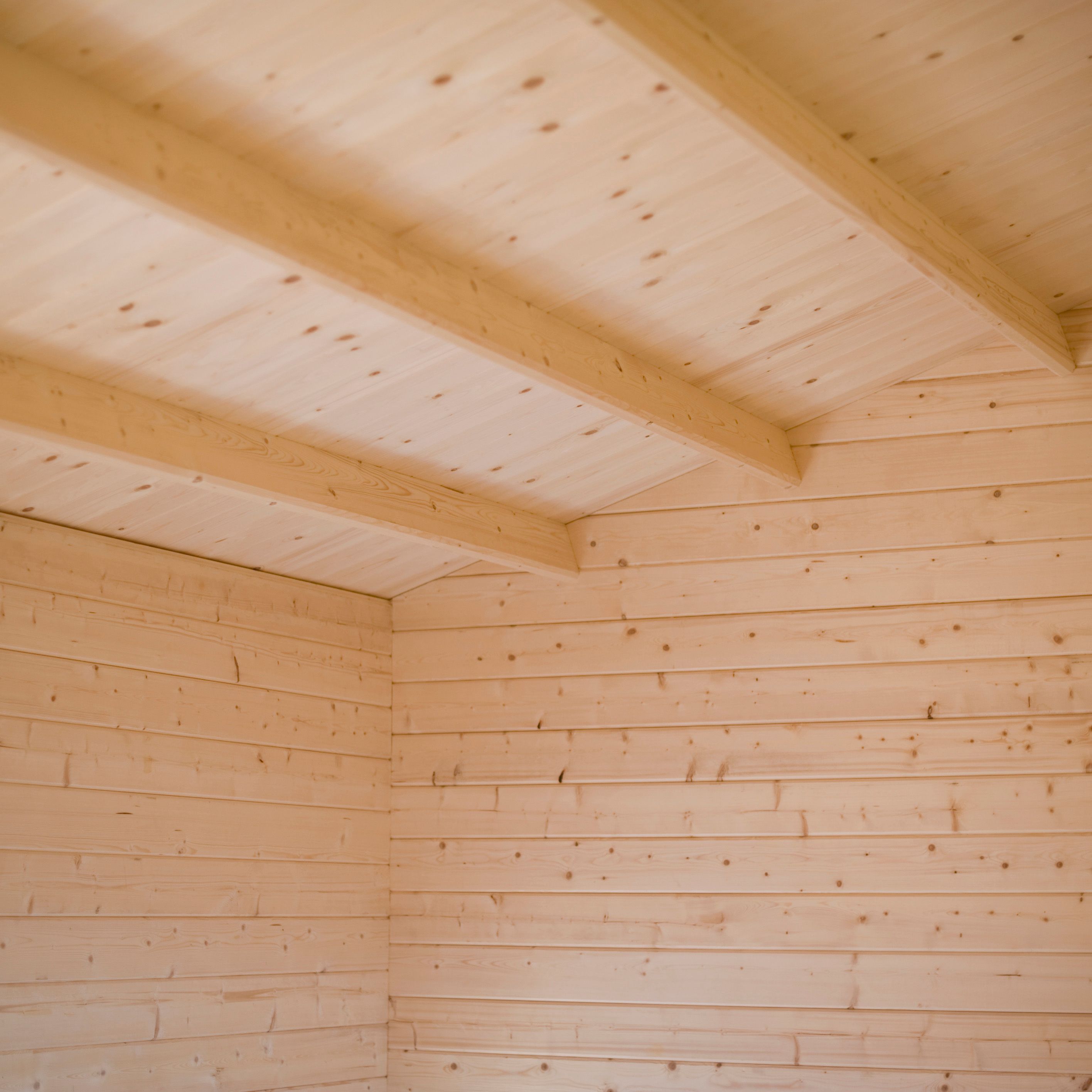 Shire Marlborough 12x12 ft & 1 window Apex Wooden Cabin - Assembly service included