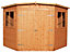 Shire Murrow 10x10 ft Pent Wooden 2 door Shed with floor & 2 windows - Assembly service included