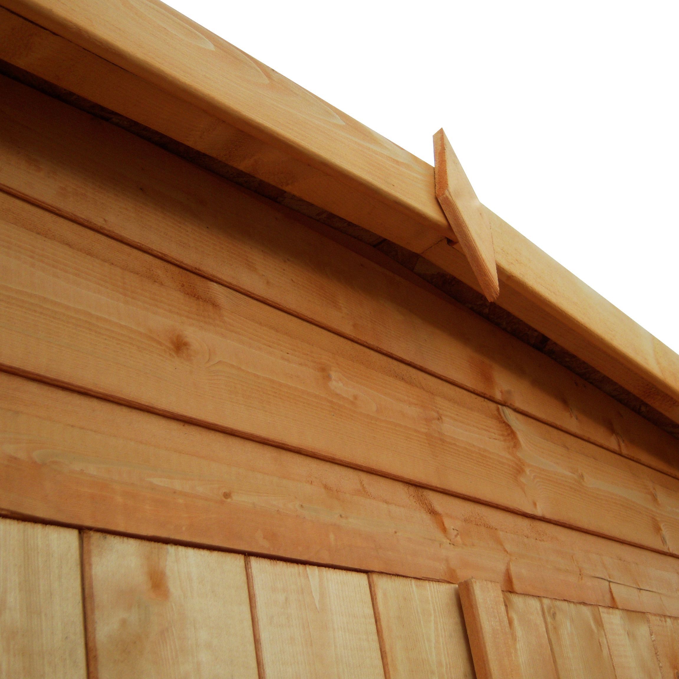 Shire Murrow 10x10 ft Pent Wooden 2 door Shed with floor & 2 windows - Assembly service included