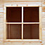 Shire Murrow 7x7 ft Pent Wooden 2 door Shed with floor & 2 windows