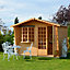 Shire Sandringham 10x6 ft Apex Shiplap Wooden Summer house with Felt tile roof - Assembly service included