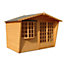 Shire Sandringham 10x6 ft Apex Shiplap Wooden Summer house with Felt tile roof - Assembly service included