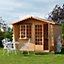 Shire Sandringham 10x8 ft & 1 window Apex Wooden Summer house - Assembly service included