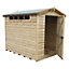 Shire Security Cabin 10x8 Apex Dip treated Shiplap Wooden Shed with floor