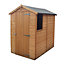 Shire Shetland 6x4 Apex Dip treated Shiplap Wooden Shed with floor - Assembly service included