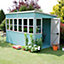 Shire Sun 10x10 ft Pent Shiplap Wooden Summer house - Assembly service included