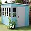 Shire Sun Pent 8x6 Pent Dip treated Shiplap Wooden Shed with floor