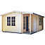 Shire Twyford 14x17 ft Apex Tongue & groove Wooden Cabin - Assembly service included