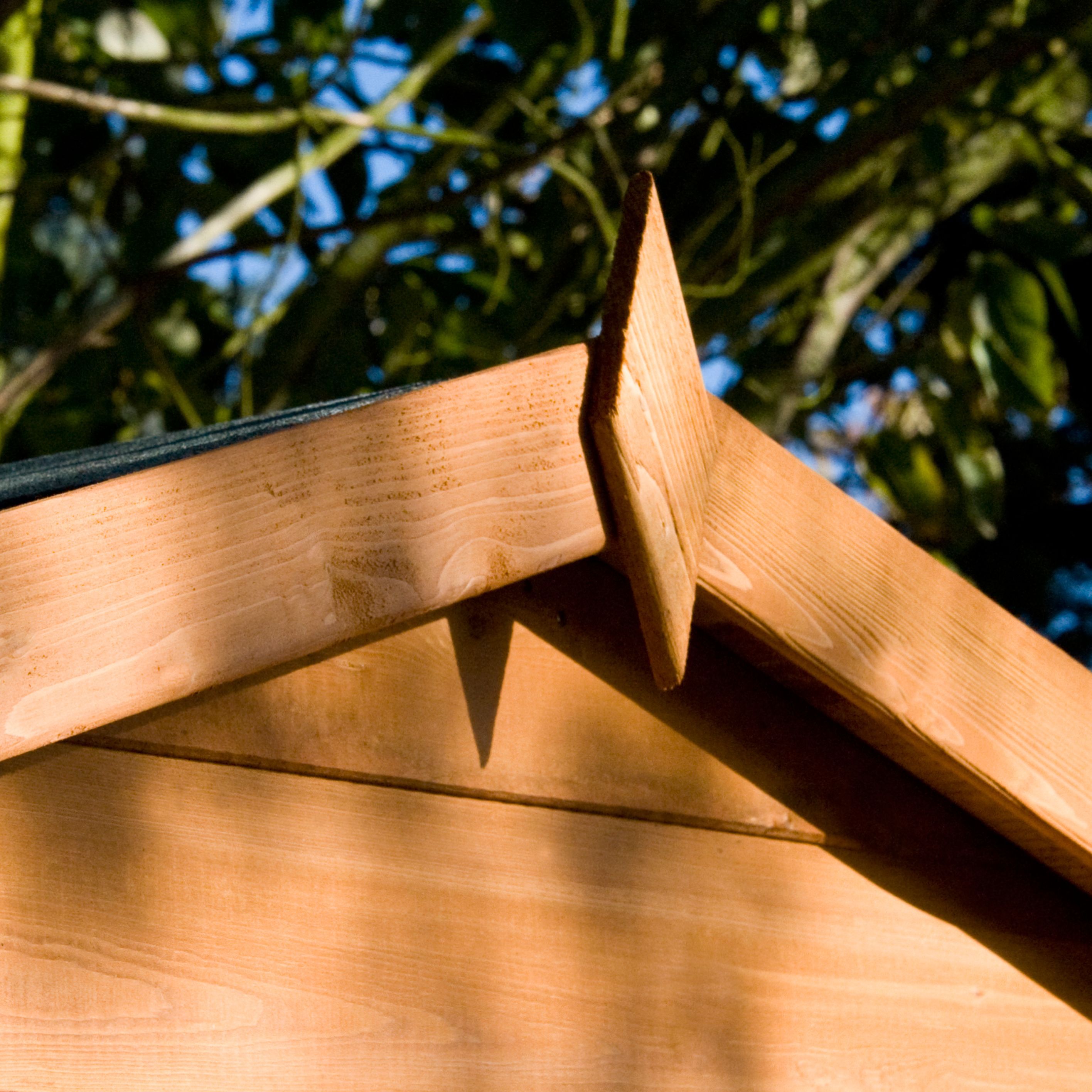 Shire Warwick Shiplap 12x6 ft Apex Wooden Dip treated 2 door Shed with floor - Assembly service included
