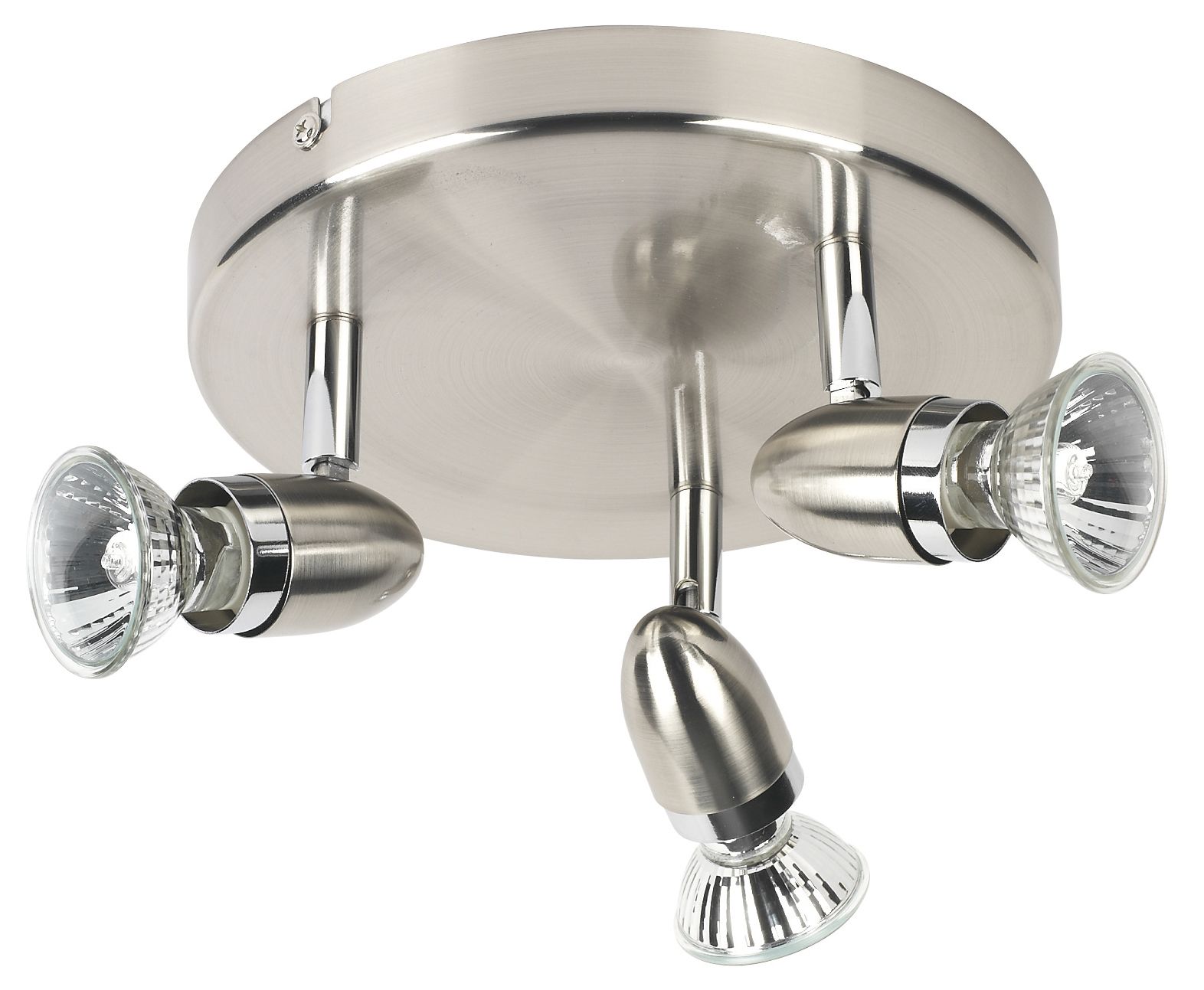 Shot Chrome effect Mains-powered 3 Spotlight