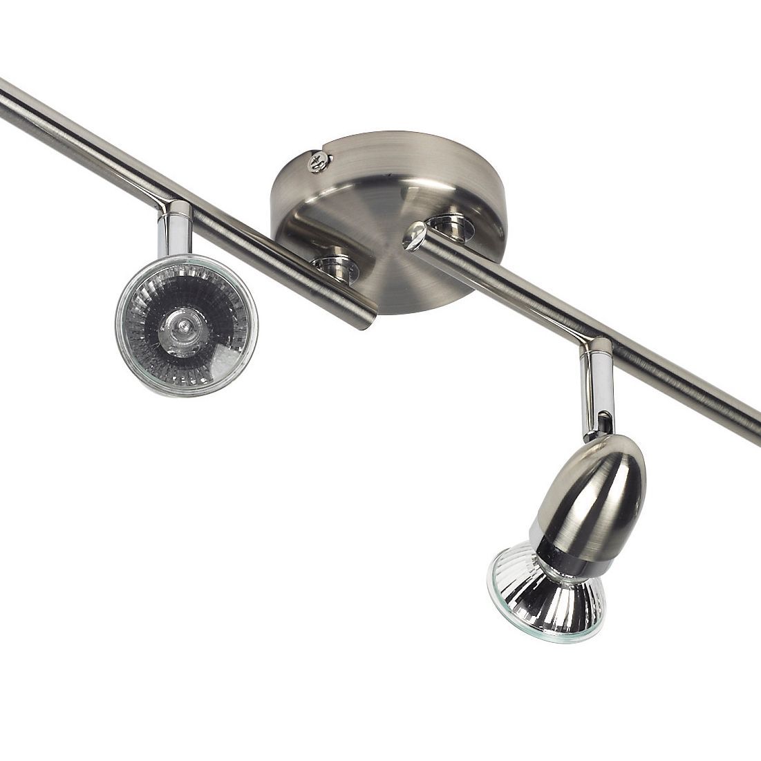 Shot Chrome effect Mains-powered 4 Spotlight bar