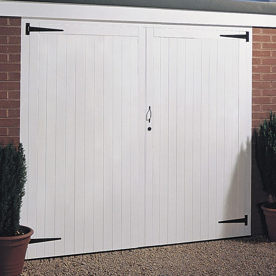 Side hung Garage door pair, (H)1981mm (W)2134mm