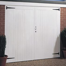 Side hung Garage door pair, (H)2134mm (W)2134mm