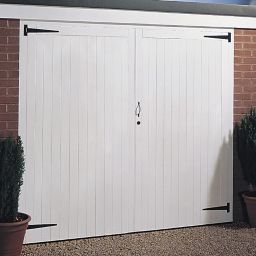 Side hung Garage door pair, (H)2134mm (W)2134mm