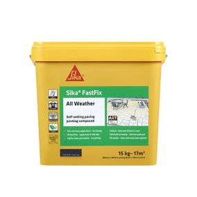 Sika FastFix Ready mixed Quick dry Charcoal Jointing compound 15kg Tub