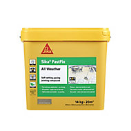 Sika FastFix Ready mixed Quick dry Deep Grey Jointing compound, 14kg Plastic tub