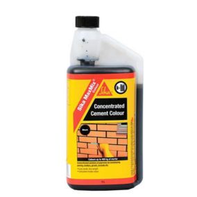 Sika MaxMix Black Concentrated cement colourant, 1L Bottle