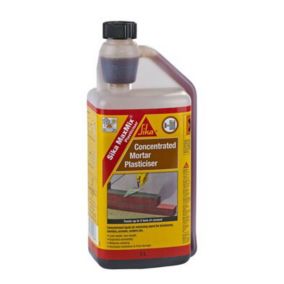 Sika MaxMix Brown Mortar plasticiser, 1L Bottle