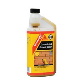 Sika MaxMix Yellow Concentrated cement colourant, 1L Bottle