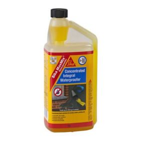 Sika MaxMix Yellow Waterproofing & air entraining admixture, 1L Bottle 1L