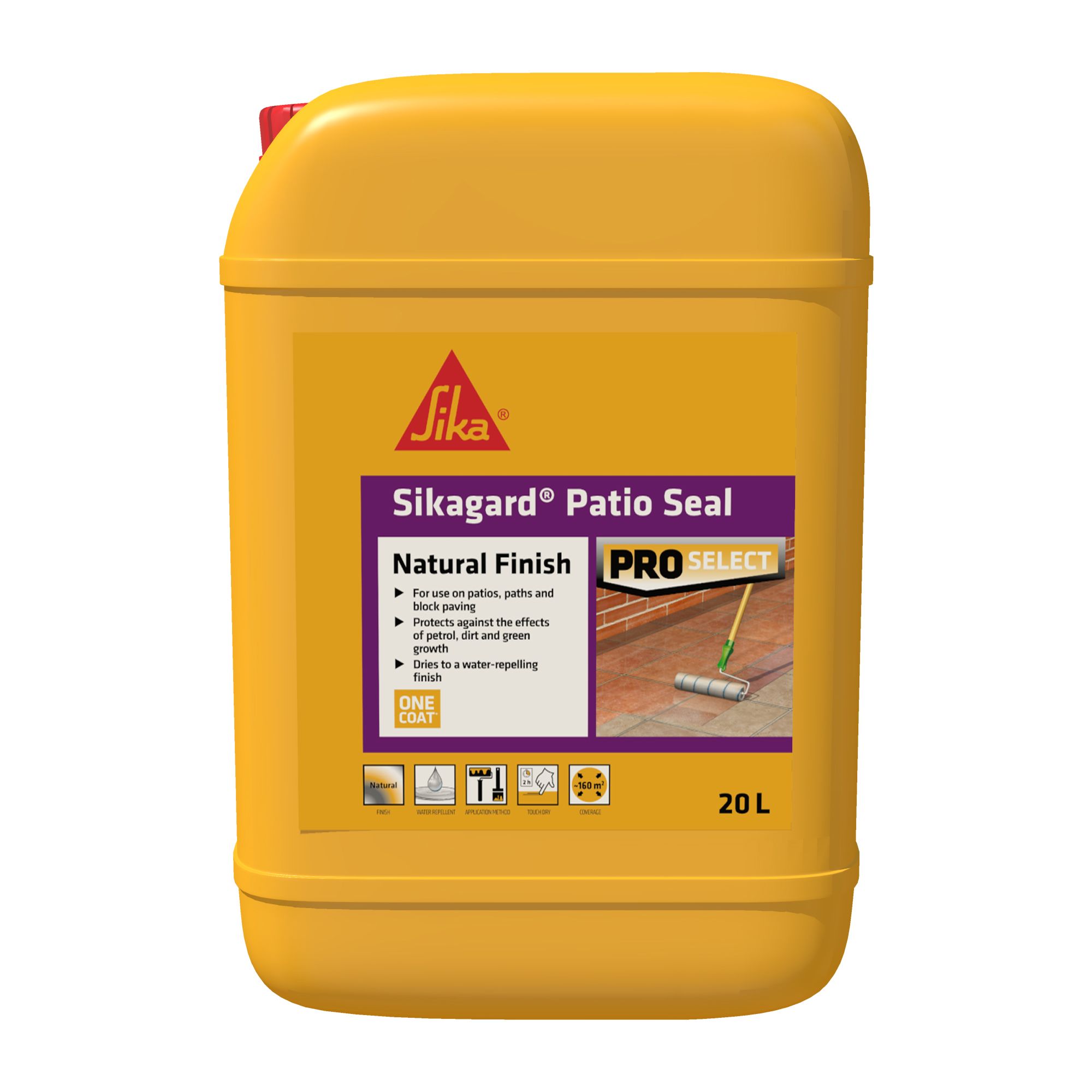 Sika Natural One coat patio sealer, 20L