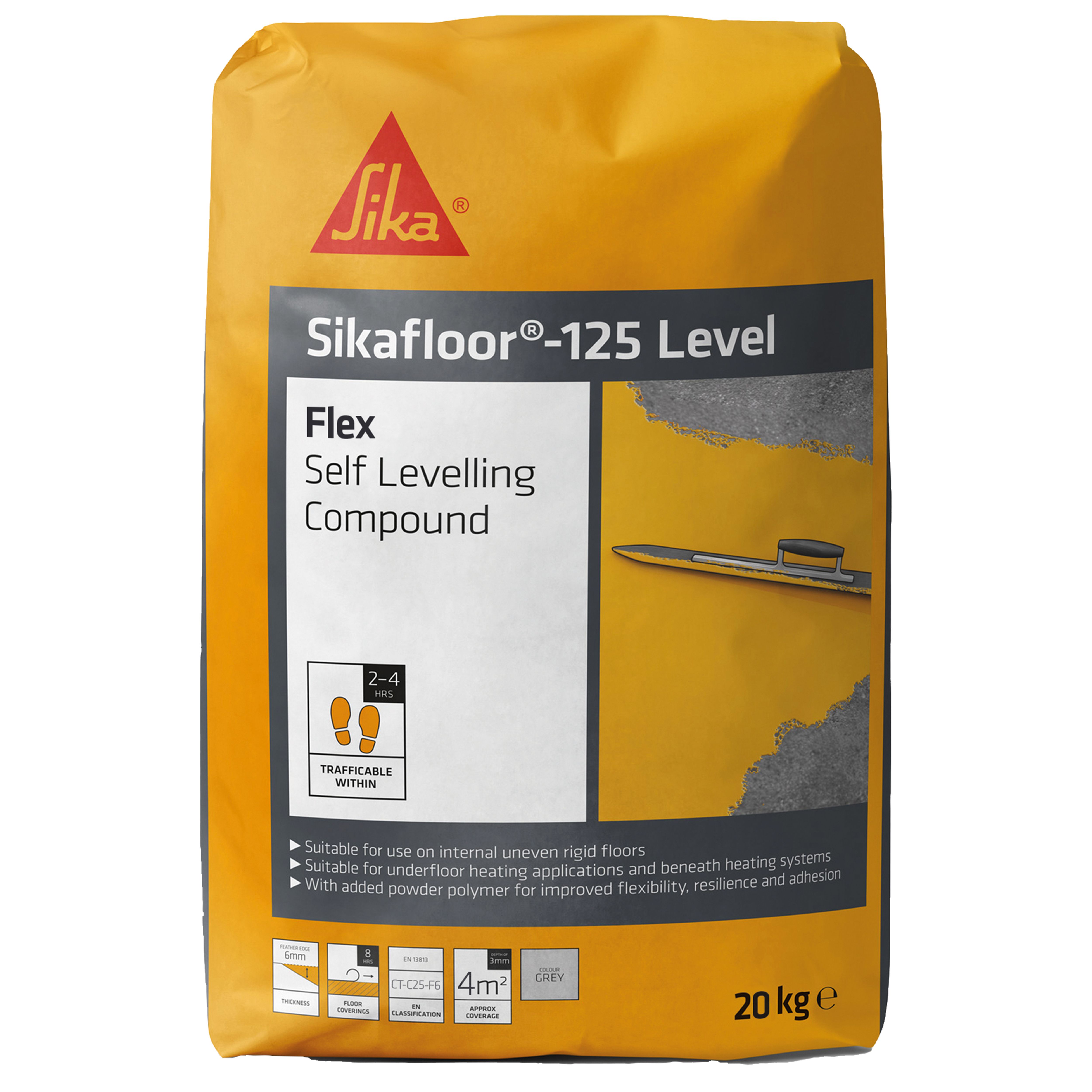 Sika Sikafloor Flex Internal Floor levelling compound, 20kg Bag