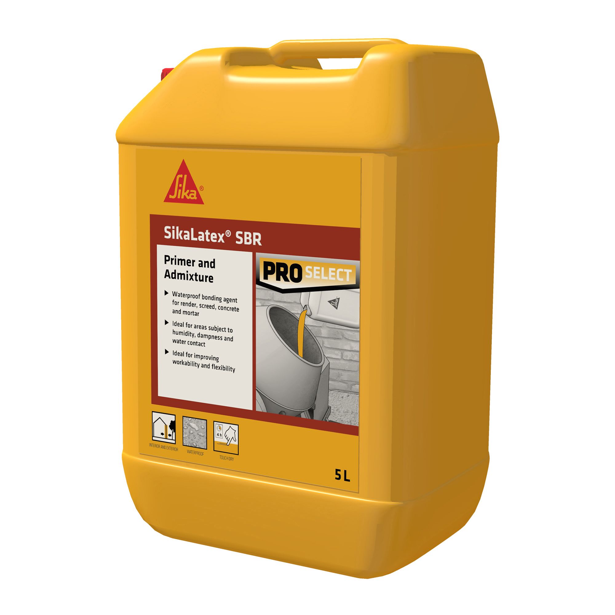 Sika White Specialist building primer, 5L, 5.2kg