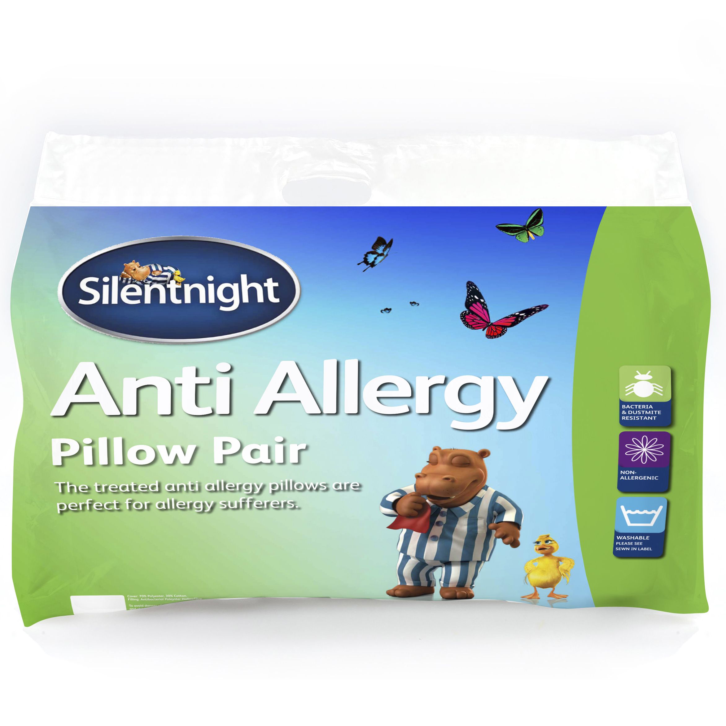 Silentnight Anti allergy Pillow Pack of 2 DIY at B Q