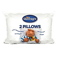 Silentnight Essentials Medium Hypoallergenic Pillow, Pack of 2