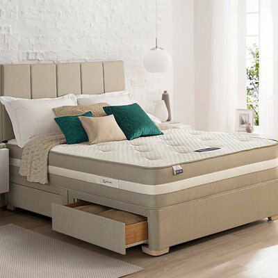 Silentnight Geltex affinity 1000 mirapocket Medium 2 Drawer Super king Divan set