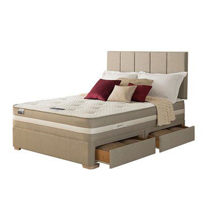 Silentnight Geltex affinity 1350 mirapocket Firm 4 Drawer Double Divan set