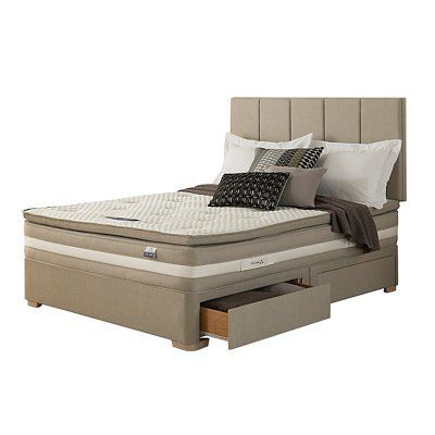 Silentnight Geltex affinity 1850 mirapocket Medium soft 2 Drawer Double Divan set