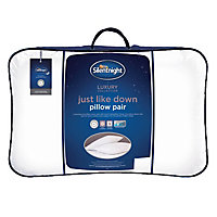Silentnight Just like down Hypoallergenic Pillow, Pack of 2