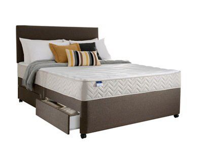 Silentnight Miracoil micro quilted 2 Drawer Double Divan set