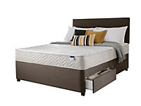Silentnight Miracoil micro quilted 2 Drawer King Divan set