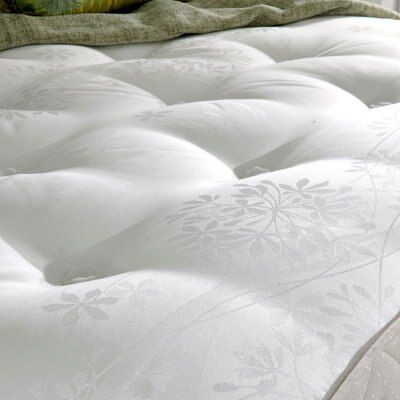 Silentnight Miracoil tufted ortho 4 Drawer Double Orthopedic divan set