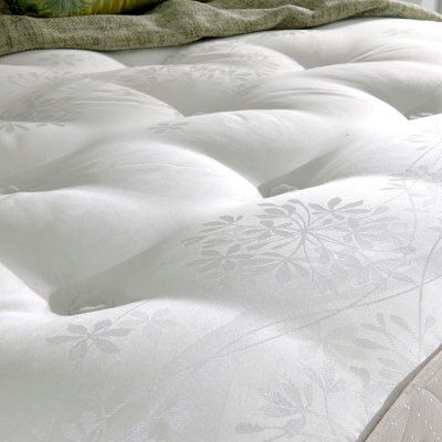 Silentnight Miracoil tufted ortho 4 Drawer Super king Orthopedic divan set