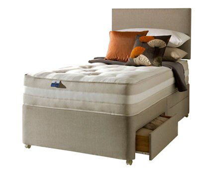 Silentnight Mirapocket classic 1200 2 Drawer Single Divan set