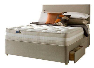 Silentnight Mirapocket classic 1200 4 Drawer King Divan set