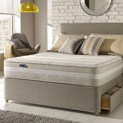 Silentnight Mirapocket memory 1200 Memory foam 2 Drawer Double Divan set
