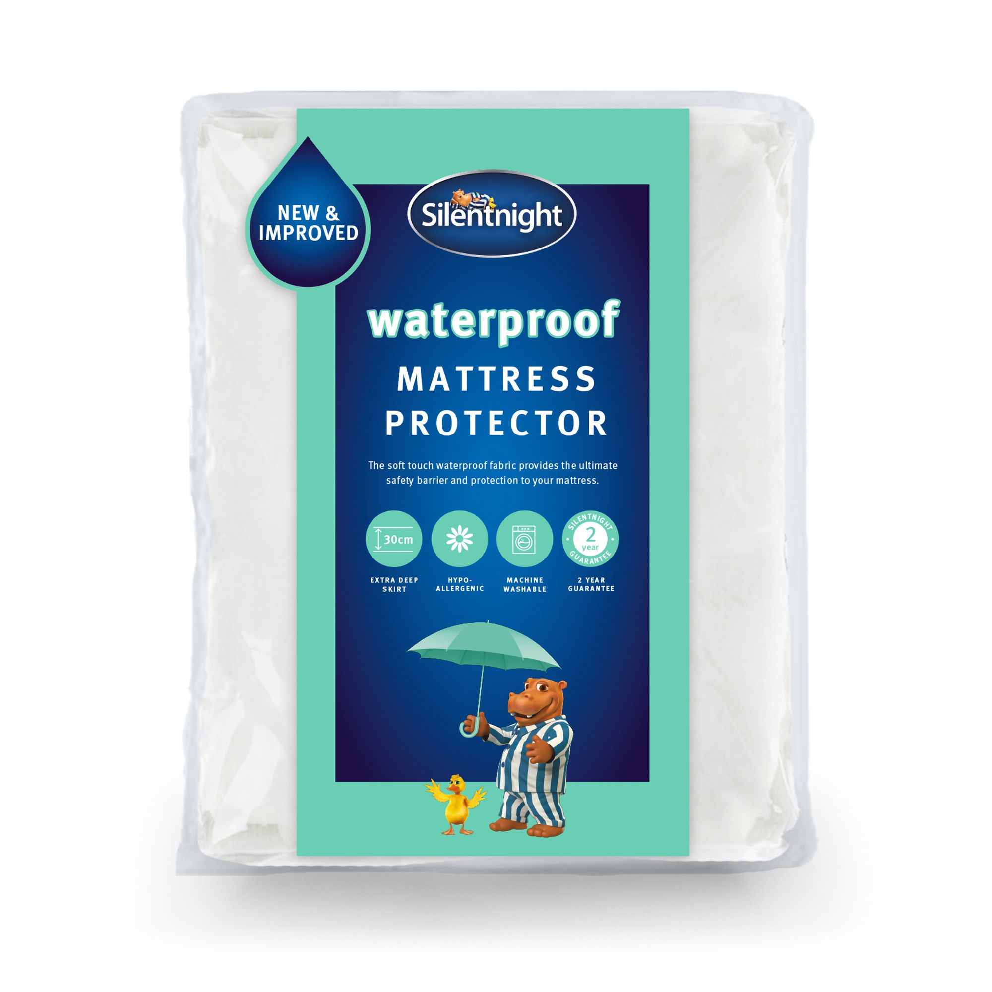 Silent night shop cot mattress protector