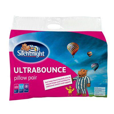 Silentnight Ultrabounce Hypoallergenic Pillow, Pack of 2