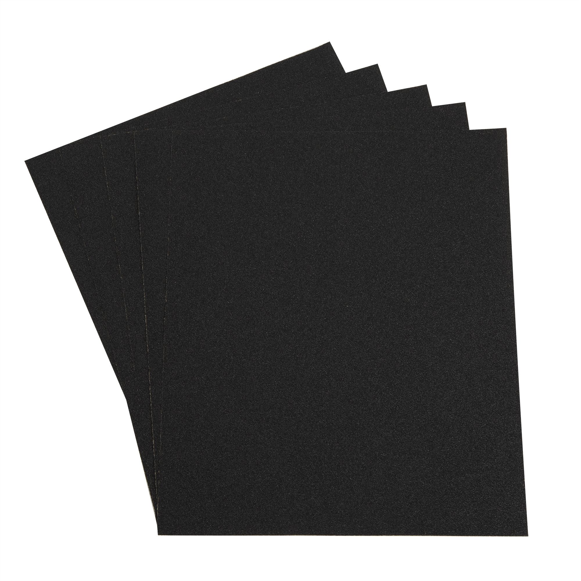 Silicon carbide Assorted Hand sanding sheets, Pack of 5